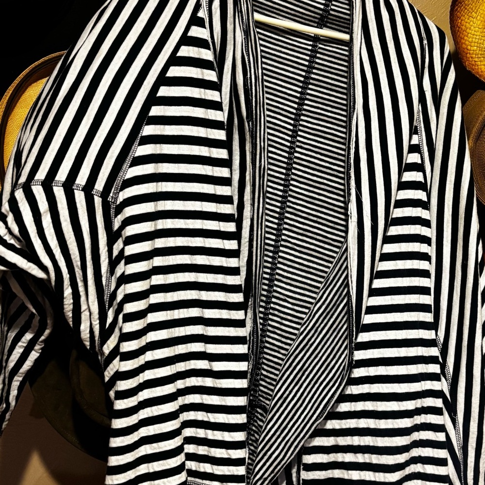 Fresh Produce made in USA 100% cotton open-front jacket